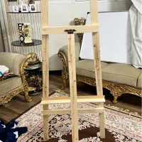سه‌پایه نقاشی چوبی قابل تنظیم