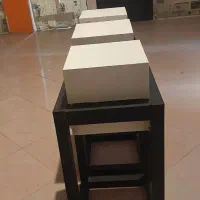 پایه دیکوراسیون ترکیب اهن و چوب