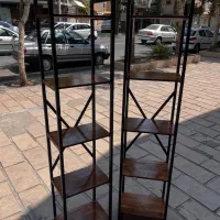 استند چوب و فلز