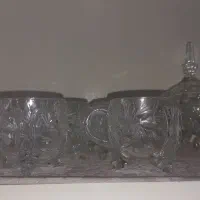 فنجان کریستال خورشیدی سه‌پایه Suntoza