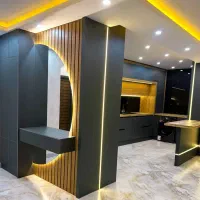 کابینت هایگلاس نئوکلاسیک انزو پلی اورتان