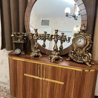 ساعت و شمعدانی ست|ساعت دیواری و تزئینی|تهران, نازی‌آباد|دیوار