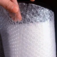 نایلون حبابدار بسته بندی چسب شیشه کارتن سلفون