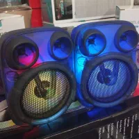 اسپیکر 4 اینچ شیشه ای مجهز به RGB باتری بزرگ|سیستم صوتی خانگی|کرج, کیانمهر|دیوار