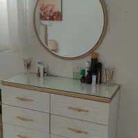 سرویس خواب سفید طلایی نو