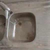 سینک ظرفشویی دو لگنه