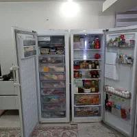 یخچال فریزر  دوقلو الکترو استیل کاملا سالم و نو|یخچال و فریزر|تهران, والفجر (افسریه)|دیوار