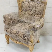 مبل سلطنتی ۹نفره چوب گردو ملایر درحدنو|مبلمان خانگی و میز عسلی|رشت, آزادگان|دیوار