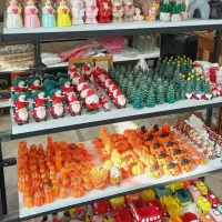 مجسمه دکوری کدو بابانوئل خرس گلدون کاج کریسمسی