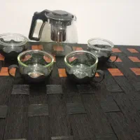 سرویس قوری وفنجان وارداتی کاملا نو