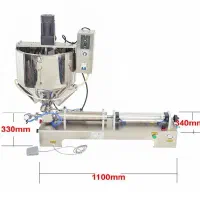 دستگاه پرکن مایعات غلیظ همراه با هیتر و کمپرسور