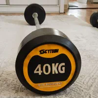 هالتر باربل ۴۰ کیلویی|تجهیزات ورزشی|بندر انزلی, معلم|دیوار