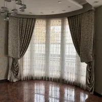 پرده سالن و اتاق در حد نو