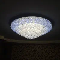 لوستر کنترل دار در ابعاد یک متر ولی دایره
