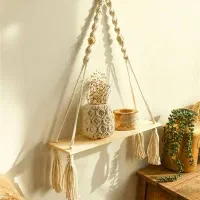 شلف های مکرومه|کتابخانه، شلف، قفسه‌های دیواری|بروجرد, |دیوار