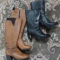 بوت وچکمه چرم طبیعی سایز ۳۷