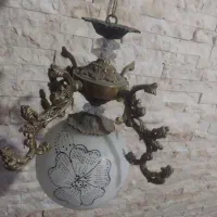 لوستر طرح برنج آشپزخانه یا راهرو