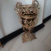 سطل وجا دستمال کاغذی برنجی