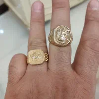 با طلا مو نمیزنه.انگشتر مشابه طلا.زیبا و استثنایی