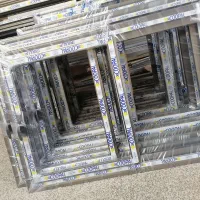 فروش4عددپنجره ریلی المینیوم دوجداره پیش ساخته