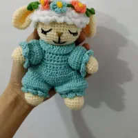 عروسک دستبافت آماده ی فروش