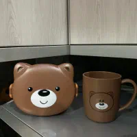 ظرف غذا و لیوان نو خرسی