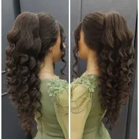 شنیون و میکاپ سالن زیبایی عروس شنیون۲۹۰