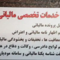 خدمات مالی، مالیاتی و مشاوره ای