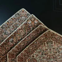 رومیزی چهار تکه ترمه حسینی یزد|پرده، رانر، رومیزی|شیراز, بازار|دیوار