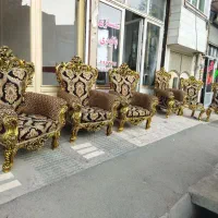 مبل سلطنتی ۹ نفره سالم تمیز درحد (اقساطی هم ممکنه)