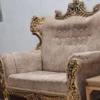 فروش مبل ۷ نفر طرح سلطنتی|مبلمان خانگی و میز عسلی|شیراز, فرگاز|دیوار