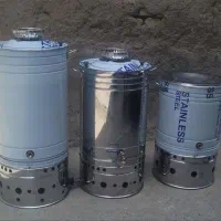 سماور بزرگ هیئتی استیل صنعتی