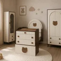 سرویس چوب نوزاد طرح تدی