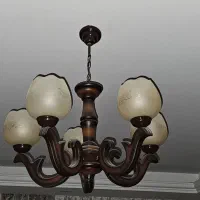 لوستر چوبی