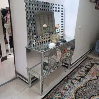 آینه کنسول شیشه کاری شده