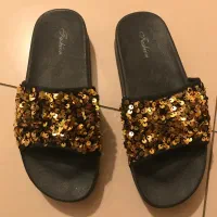 صندل زنانه پولکی سایز ۳۹