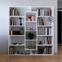 کتابخانه و قفسه کتاب مدل تابان