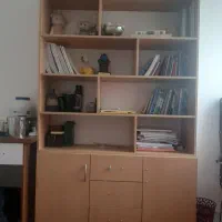 کتابخونه بزرگ و کمد دار
