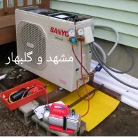 کولر گازی فن کوئل. نصب سرویس شارژ گاز تعمیر