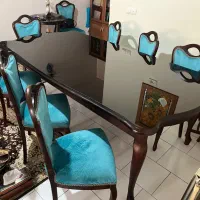 میز ناهار خوری ۸ نفره چوب راش روسی|میز و صندلی غذاخوری|تهران, مهران|دیوار