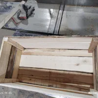 جعبه چوبی درب چوبی کاهو صندوق چوبی سبد چوبی انگور|عمده‌فروشی|مریوان, |دیوار