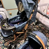 کالسکه و کریر و تخت کنار مادر