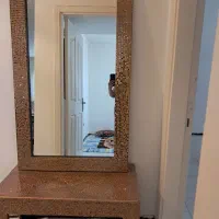 ایینه قدی با میز کار دست
