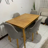 میز نهار خوری ۴نفره چوب راش گرجستان