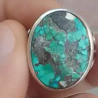 انگشتر فیروزه نقره