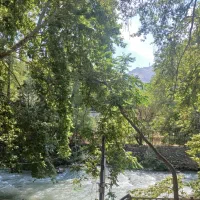 باغ جاده چالوس کنار رودخانه