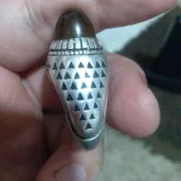 انگشتر عقیق قدیمی شبکه ای ممی تبریز