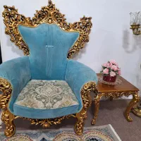 مبل سلطنتی ۹ نفره|مبلمان خانگی و میز عسلی|نسیم‌شهر, |دیوار