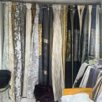 انواع پرده دوخته ،حریر ساده متری ۱۵۸ تومن