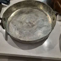 ۴ عدد ظرف مسی قدیمی و قابل استفاده|کلکسیون اشیاء عتیقه|تهران, آسمان|دیوار